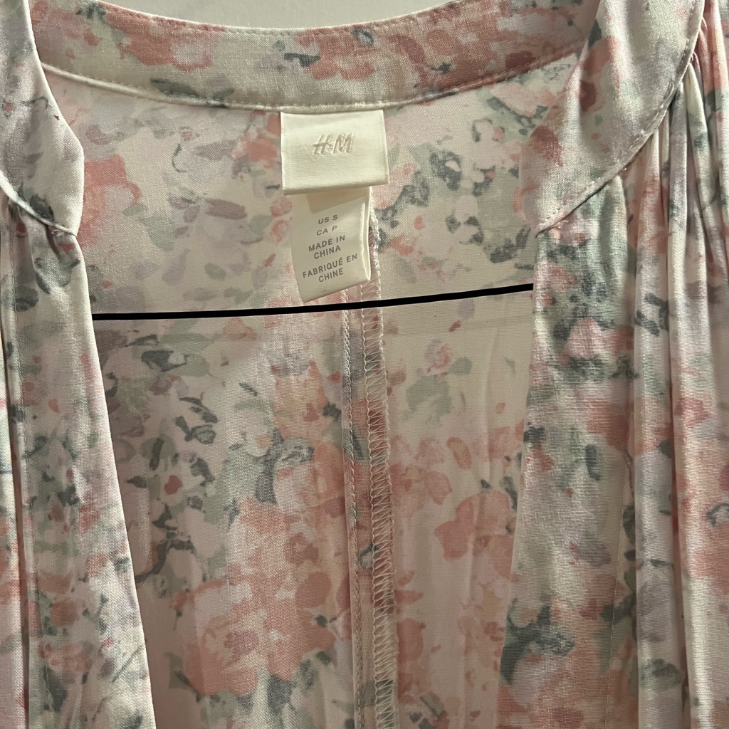 Floral Belted Maxi Dress H&M